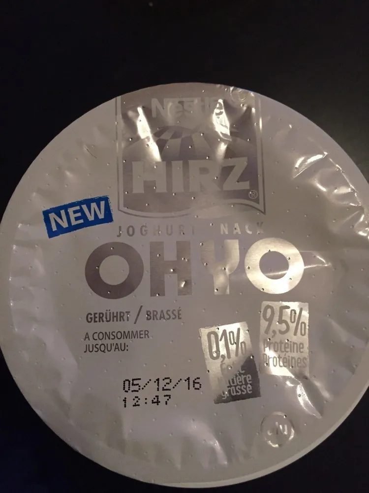 Hirz joghurt snack ohyo vanille