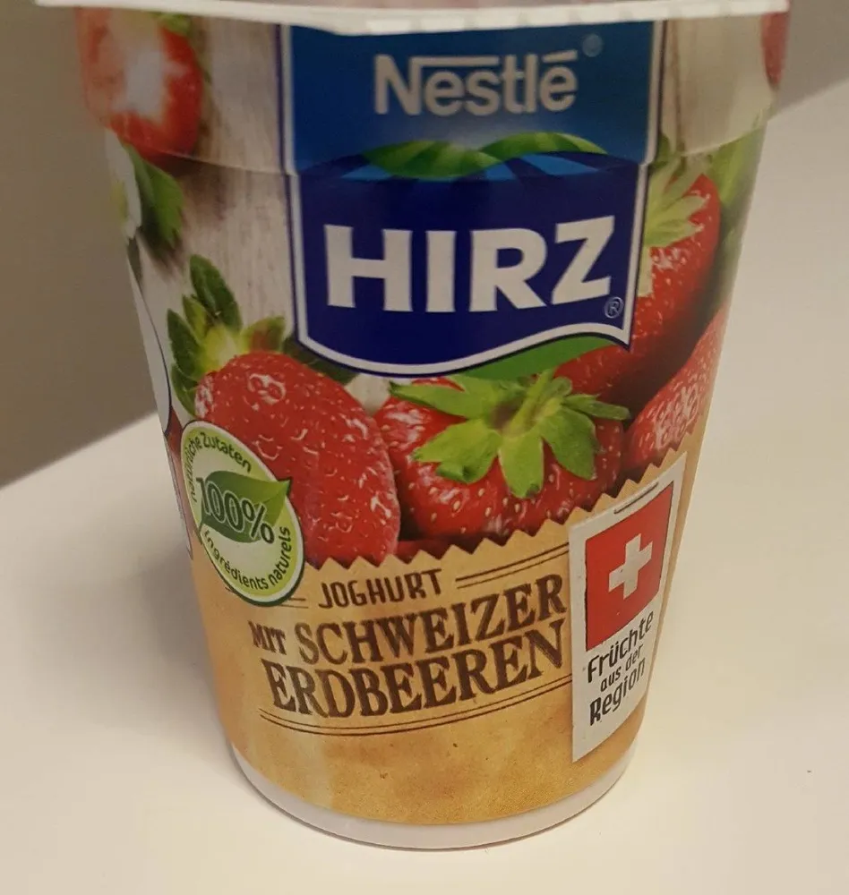 Yoghourt aux fraises