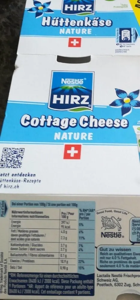 Hüttenkäse hirz