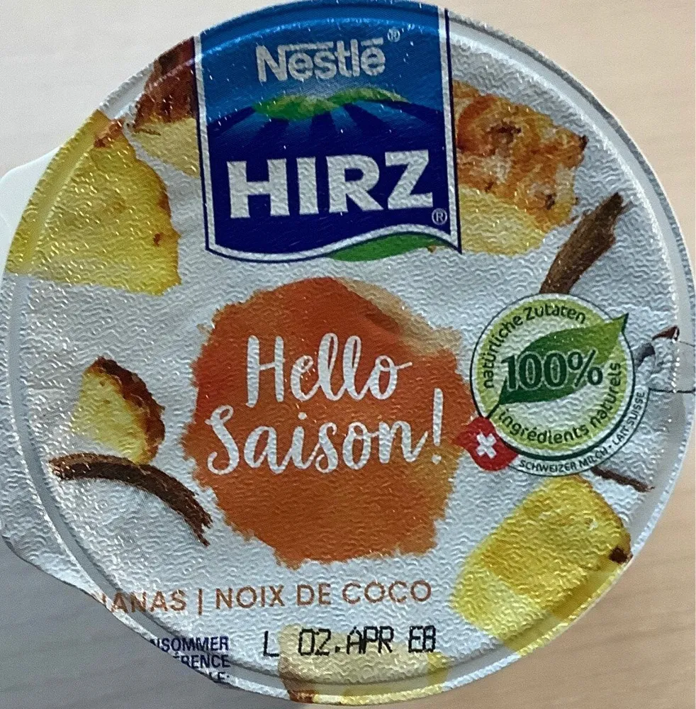 Yogourt ananas et noix de coco