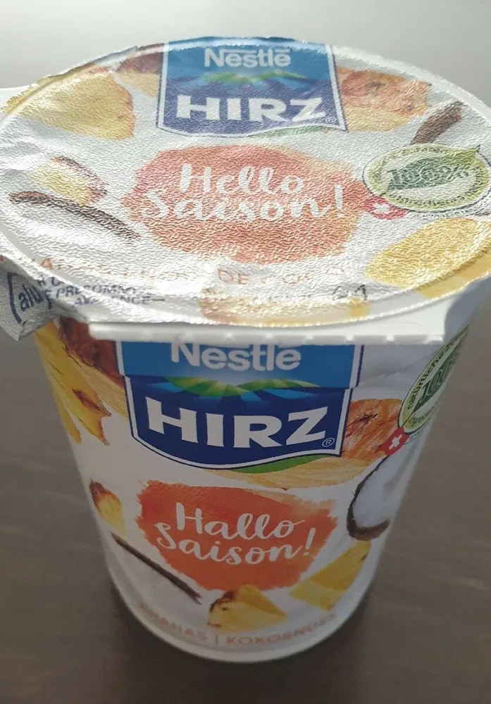 Yoghourt Hallo saison ananas