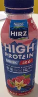 High protein drink raspberry vanilla