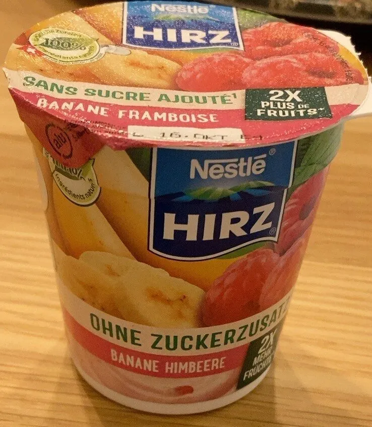 Joghurt Banane Himbeere
