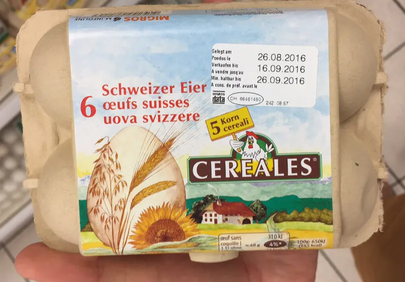 Cereales oeufs suisses