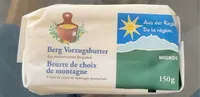 Beurre de choix de la montagne