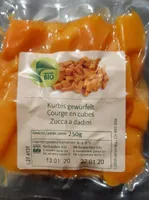 Courges en cubes
