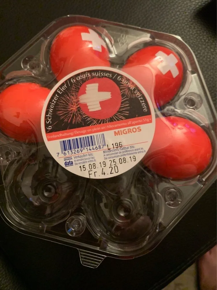 6 oeufs suisses