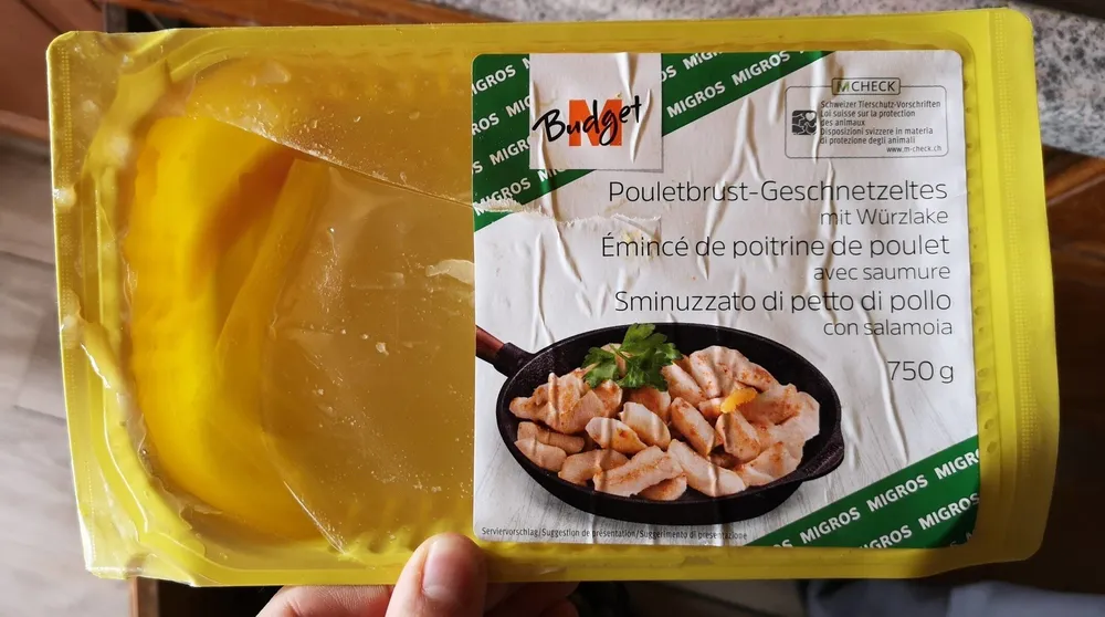 Émincé de poitrine de poulet