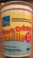 Quark Creme vanille 1/4 fett