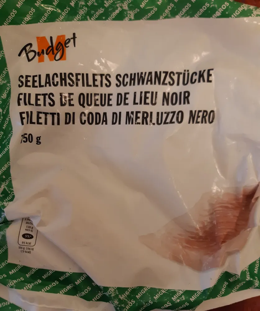 Filets de queue de lieu noir