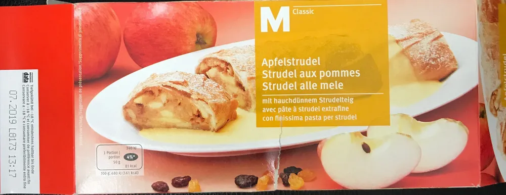 Strudel aux pommes