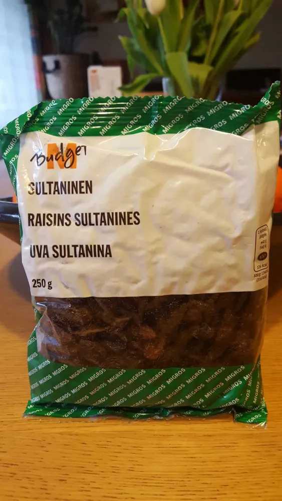 Raisins sultanines