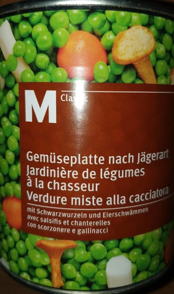 Jardinière de légumes à la chasseur