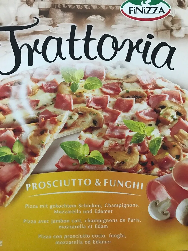 Trattoria Pizza Prosciuto & Funghi