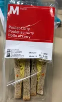 Sandwich Poulet au Curry