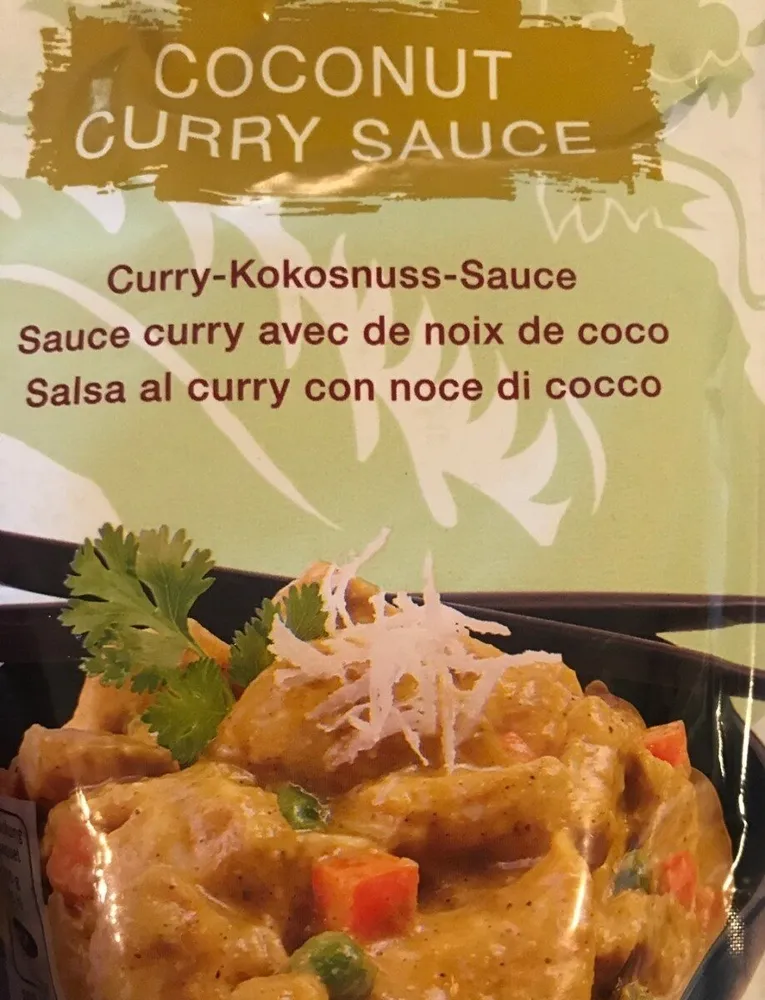 Coconut curry sauce
