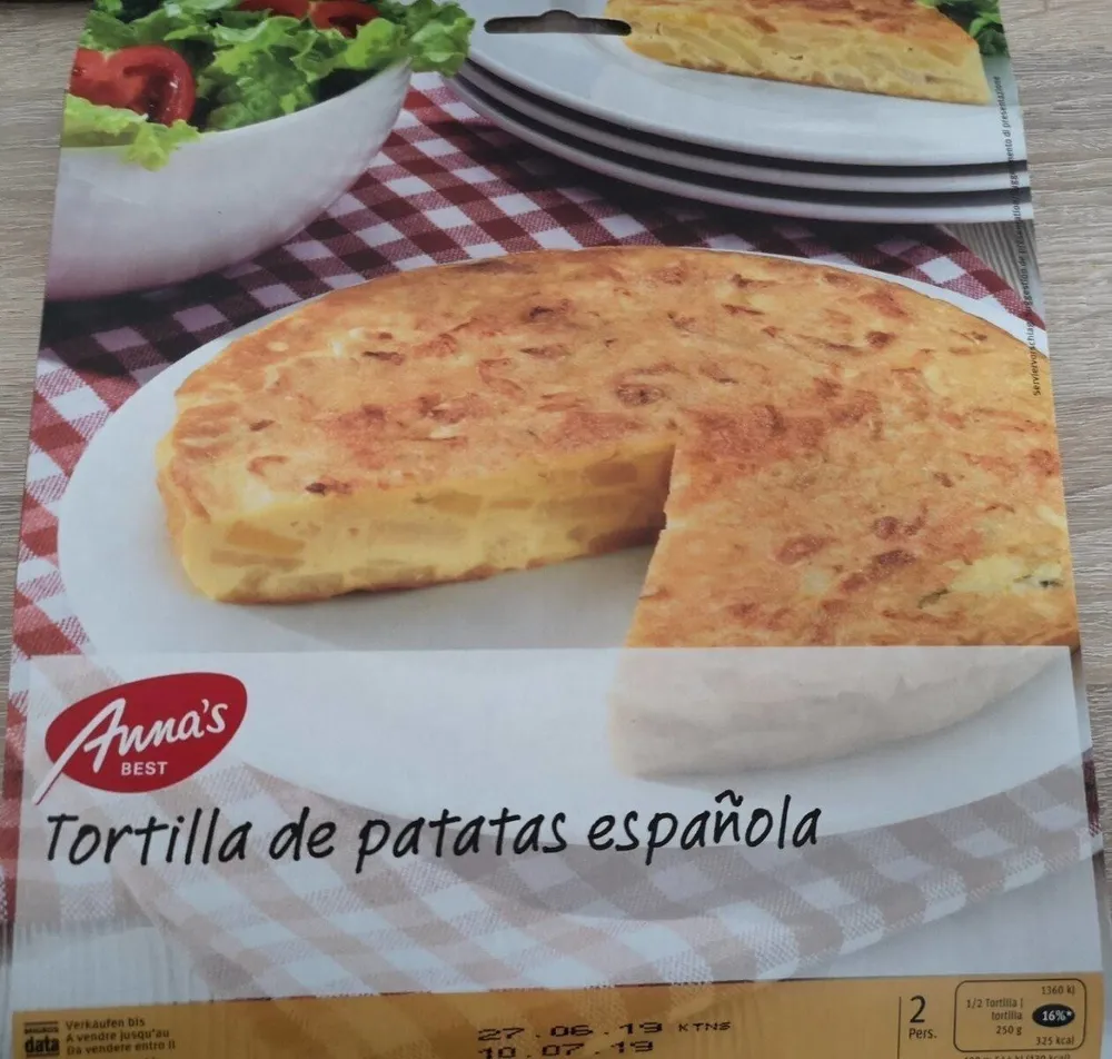 Tortilla de patatas espanola