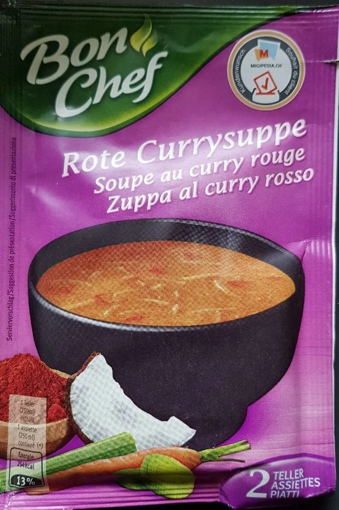 Rote Curry Suppe