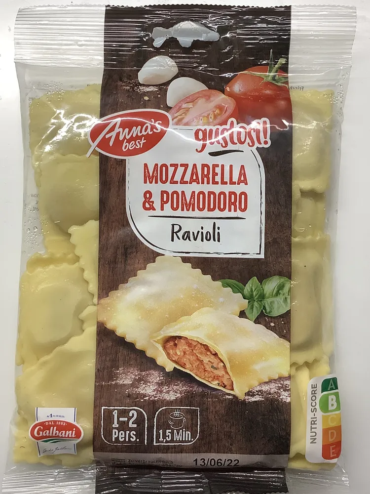 Ravioli mozzarella et tomate