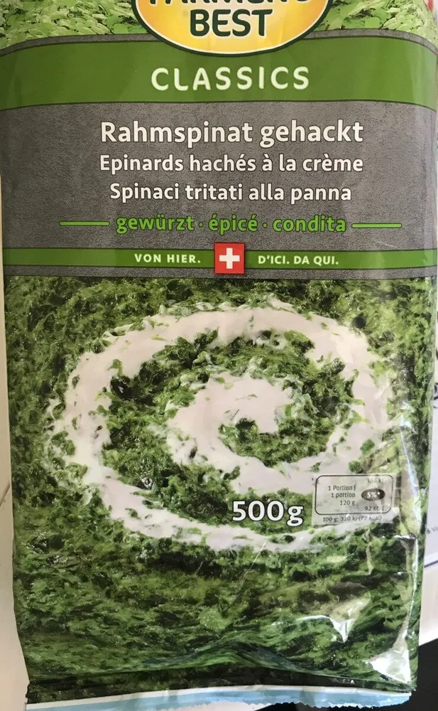 Gemüse: Rahmspinat