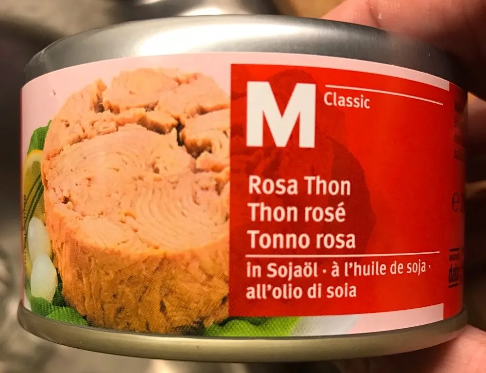 Thon rosé à l'huile