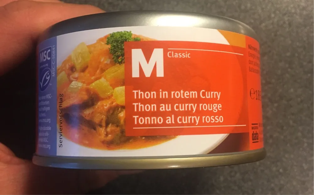 Thon au curry rouge