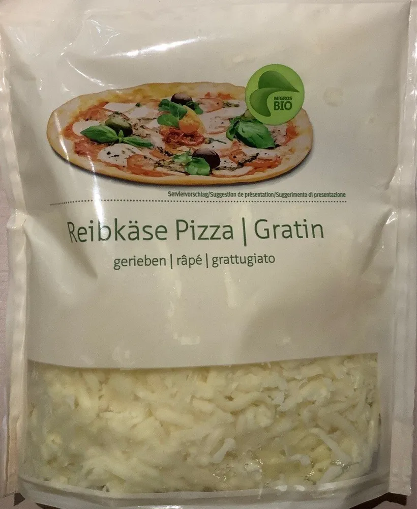 fromage râpé Pizza Gratin