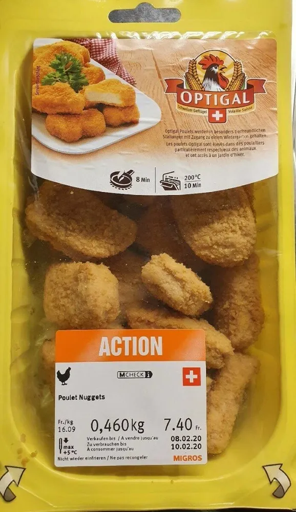 Optigal Poulet nuggets