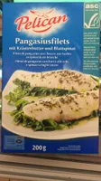 Filets de pangasius avec beurre aux herbes et épinards en branche