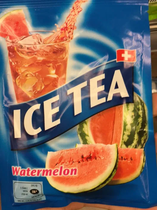 Ice Tea Instantgetränk mit Schwarztee und Wassermelone  gezuckert