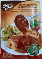 Sauce pour rôti avec champignons