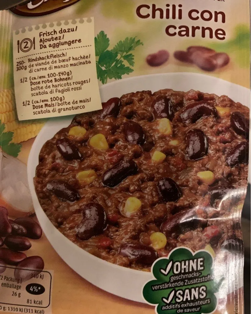 Mix chili con carne