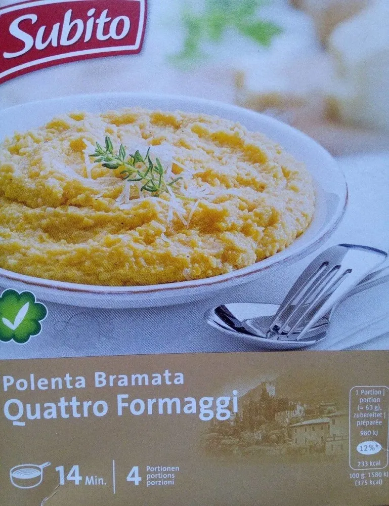 Polenta Bramata Quattro Formaggi