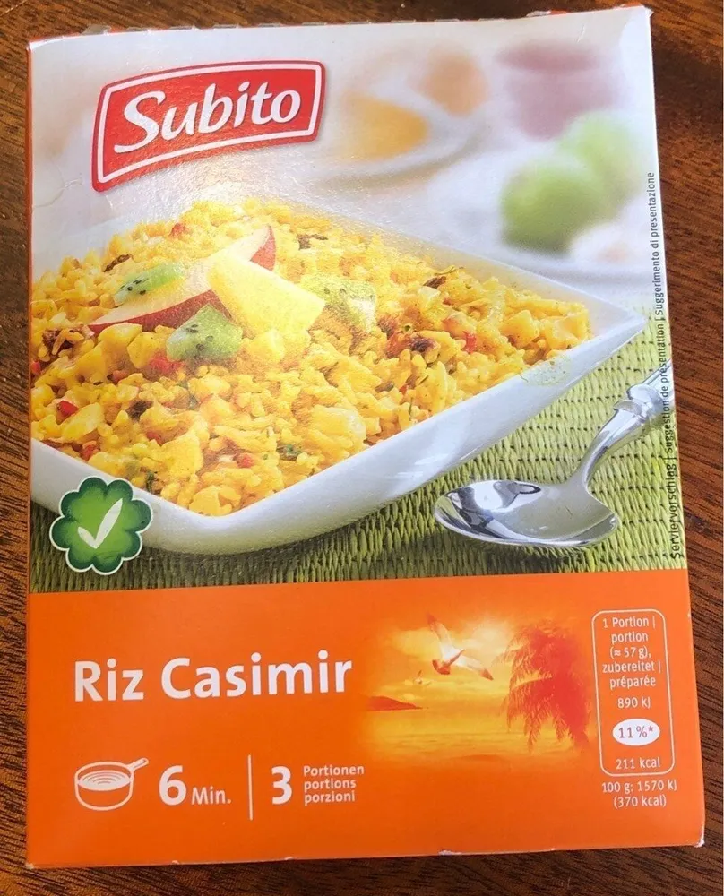 Riz casimir
