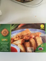 Mini rouleaux de printemps avec légumes