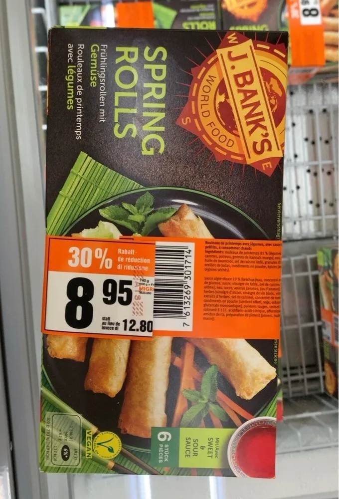Frühlingsrollen mit Gemüse