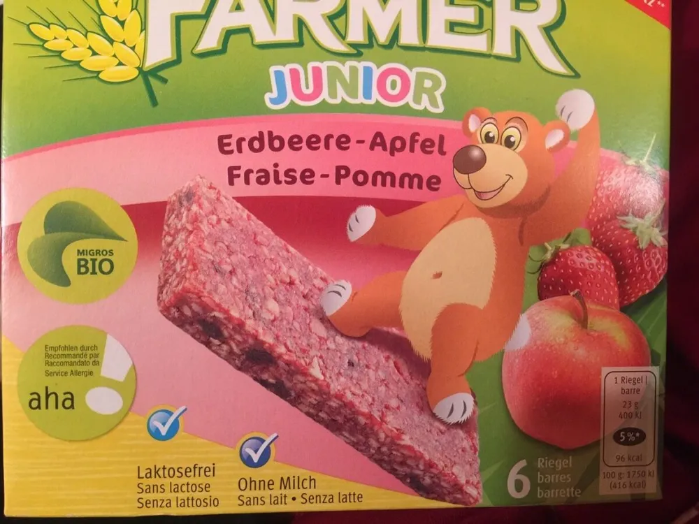 Farmer Junior Erdbeere apfel