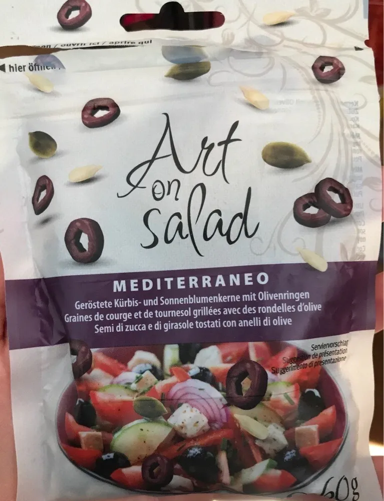 art on salad