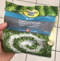Épinards hachés à la crème