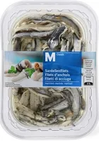 Filets d'anchois marinés