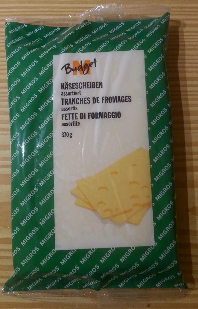 Tranches de fromages
