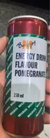 Energy drink flavour pomegranate