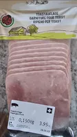 Toast garniture jambon