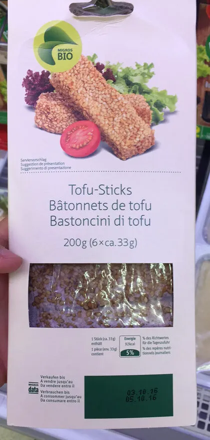 Bâtonnets de tofu