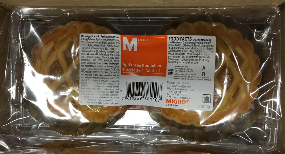 Tartelettes à l'abricot