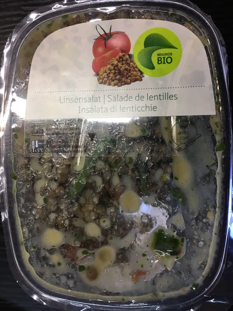 Salade de lentilles bio