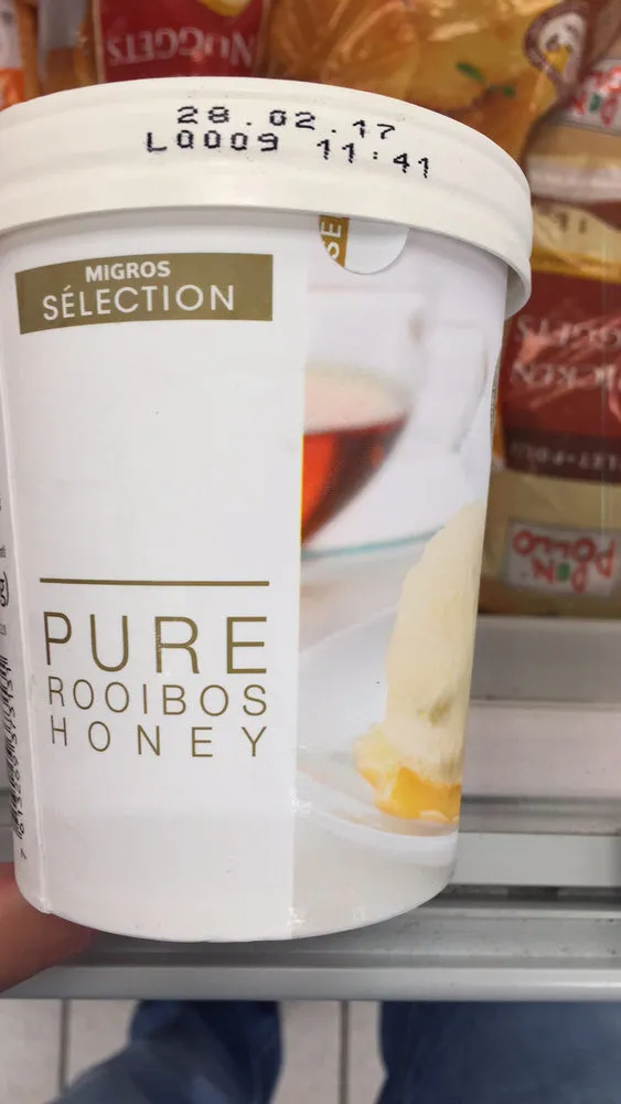 Crème glacée au Rooibos avec miel