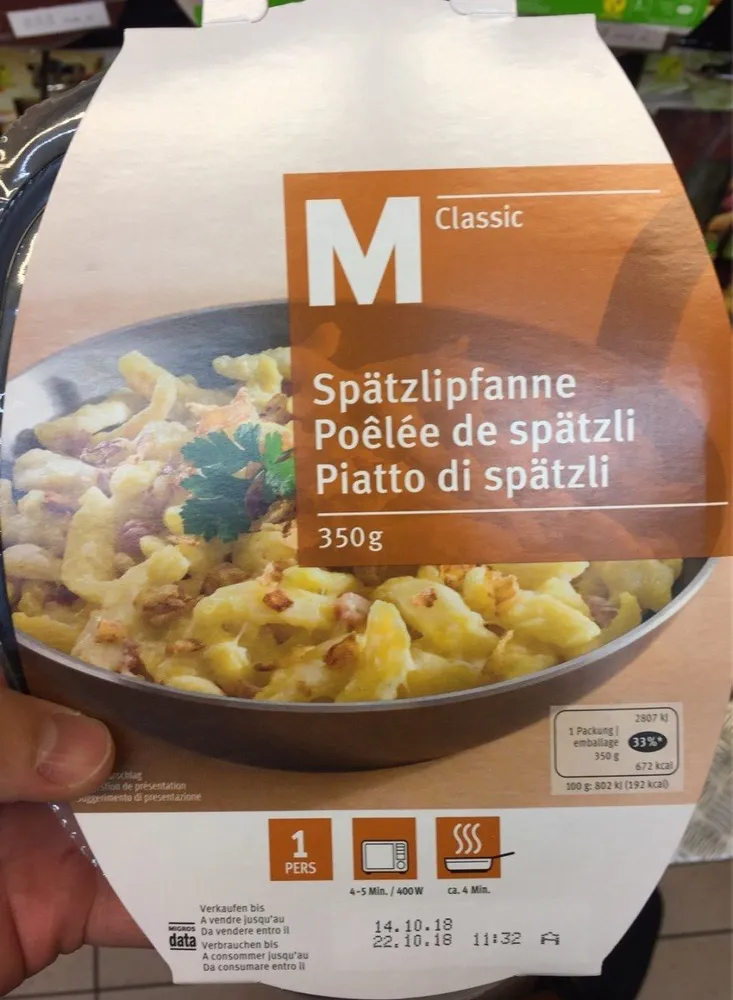Poêlée de spätzli