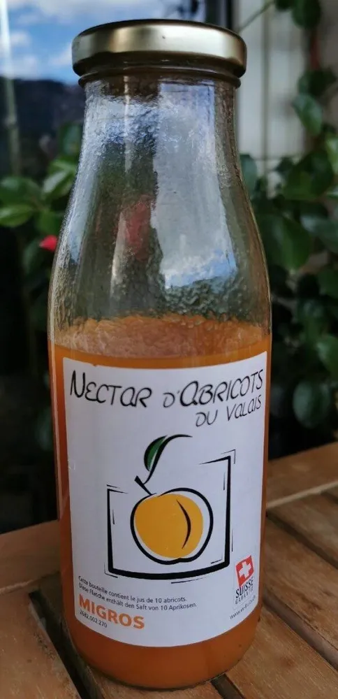 Nectar d'abricots du Valais