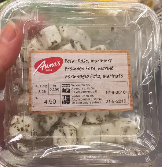 Fromage Feta, mariné